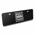 Ipick Image Made For Ford Built Tough 3d Logo 12 X 4 25 European Look Black Half-size Stainless Steel License Plate