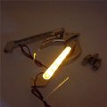 Hongk- Chrome Diamond Shape Led Turn Signal Integrate Mirrors Compatible With All Kawasaki Suzuki Cruiser Bikes Cbr Ninja Gsxr
