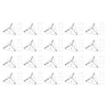 20 Set Acrylic Corner Bracket 3-hole Triangle Connector Joint Hanger Brace Brackets Transparent W Sticker For Diy Display Box