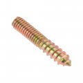 Uxcell 5 16-18 X 1-3 4 Hanger Bolts Double Head Dowel Screw For Wood Furniture 10pcs