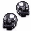 Uframe Clear Lens Fog Light Lamps Compatible With Dodge Ram 1999 2000 2001 2002 Pair Bumper Front Replacement