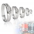 G-plus Silicone Radiator Coolant Hose Pipe Kit Clamps Compatible With 1992-2000 Honda Civic Type-r Ek Eg B16a B18c B20b White