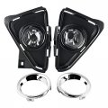 Compatible With 2016-2017 Toyota Rav4 Pair Fog Lights Clear Lens Wiring Kit Included Pls See Product Description For Detail