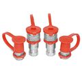 1 4a Ag Hydraulic Quick Connect Pioneer Style Couplers Npt Thread 2 Sets 