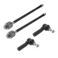 4pcs Front Inner Outer Tie Rod Ends Kit Suspension Steering End For Ram 1500 2011-2012 Dodge 2006-2010 Drag Link No Es80574 