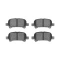 Rear Ceramic Disc Brake Pads For Toyota Solara 2000 2008 2 99 In Pad Length Without Shims And Wear Sensor 