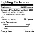 Satco S5905 Mogul Bulb In Light Finish 15 06 Inches Clear
