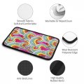 Itinspace Center Console Cover Rainbow Crayons For Cars Universal Durable Car Armrest Cover With Fit Protect Your In Style 12 X
