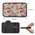 Itinspace Center Console Cover Rainbow Crayons For Cars Universal Durable Car Armrest Cover With Fit Protect Your In Style 12 X