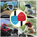 Inside Car Window Cleaning Tool Kit With 4 Washable Microfiber Pads Extendable Handle And 180 Degrees Swivel Triangular Head