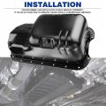 Engine Oil Pan And Drain Plug Replacement For Honda Civic 2001 2002 2003 2004 2005 L4 1 7l