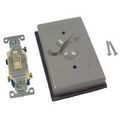 Raco 5141-5 3 Way Single Gang Vertical Mounted Switch Cover 