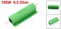 Uxcell A12050500ux0003 Aluminum Shell 100w 0 5 Ohm Chassis Mounted Wirewound Resistor