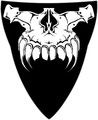 Schampa Skull Stretch Facemask Black One Size 