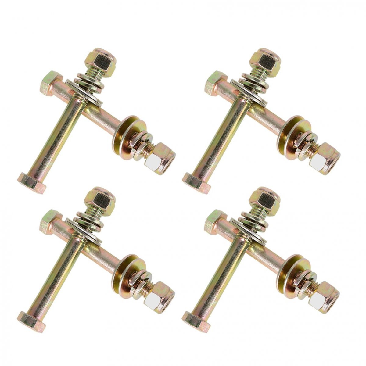 Grade 8 Case Hardened Rear Control Arm Bolt Kit For 1997 2006 Tj Wrangler Up And Lower With Nylock Lock Nuts Flat Washers
