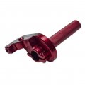 Jcmoto Turn Twist Throttle Housing Grip Lever For Dirt Pit Bike Motorcycle Red 