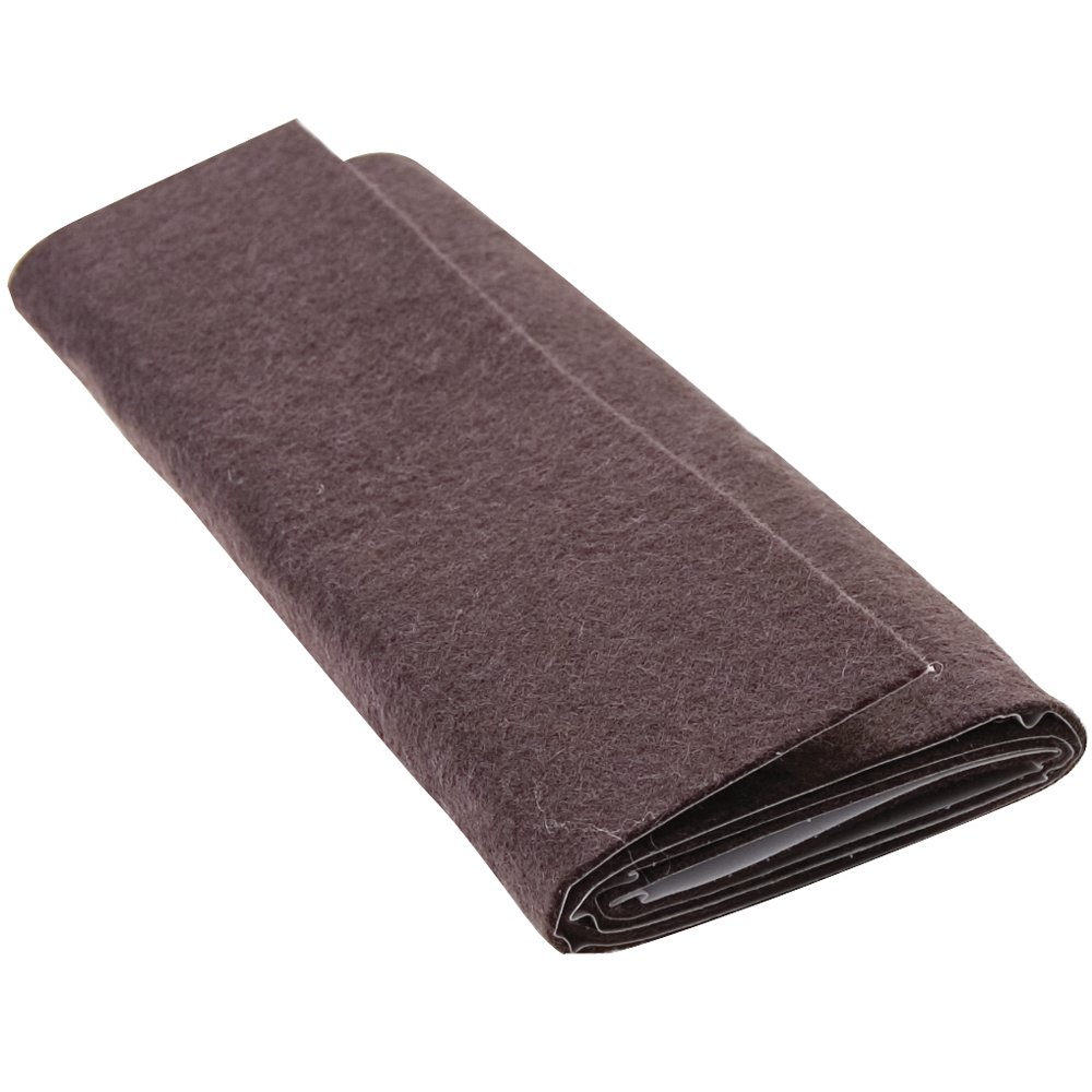 Self-stick Furniture Felt Sheet For Hard Surfaces To Cut Into Any Shape 1 Piece Brown 6 X 18