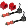 4pc Front Right Left Stabilizer Link Kit Code Red Bushings Fits Ram 2500 3500 4wd 2003-2005 