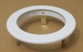 4 Inch Recessed Ceiling Can Light Trim Baffle Metal Ring White 