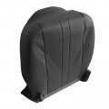 Secosautoparts Driver Passenger Side Bottom Replacement Leather Seat Cover Dark Gray Compatible With Chevy Express Gmc Savana
