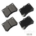 D473 Front Disc Brake Pad Set With Hardware For Ford Escort 1991 2003 Mazda Mx 3 1992 1996 Protege 1990 1998 Mercury Tracer 