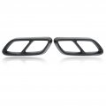 Muffler Tail Pipe Trim Pair Rear Cover Replacement For Ca Class W206 2021 Up Carbon Fiber Style