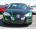 312 Motoring Fits 2010 10 Volkswagen Vw Jetta Mk4 Chrome Trim For Grill Grille
