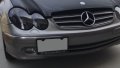 Front Bumper Tow Hook License Plate Mount Bracket For Mercedes Clk 2003-2009 Holder Set W Unique Screw Bolts Black Caps Tag