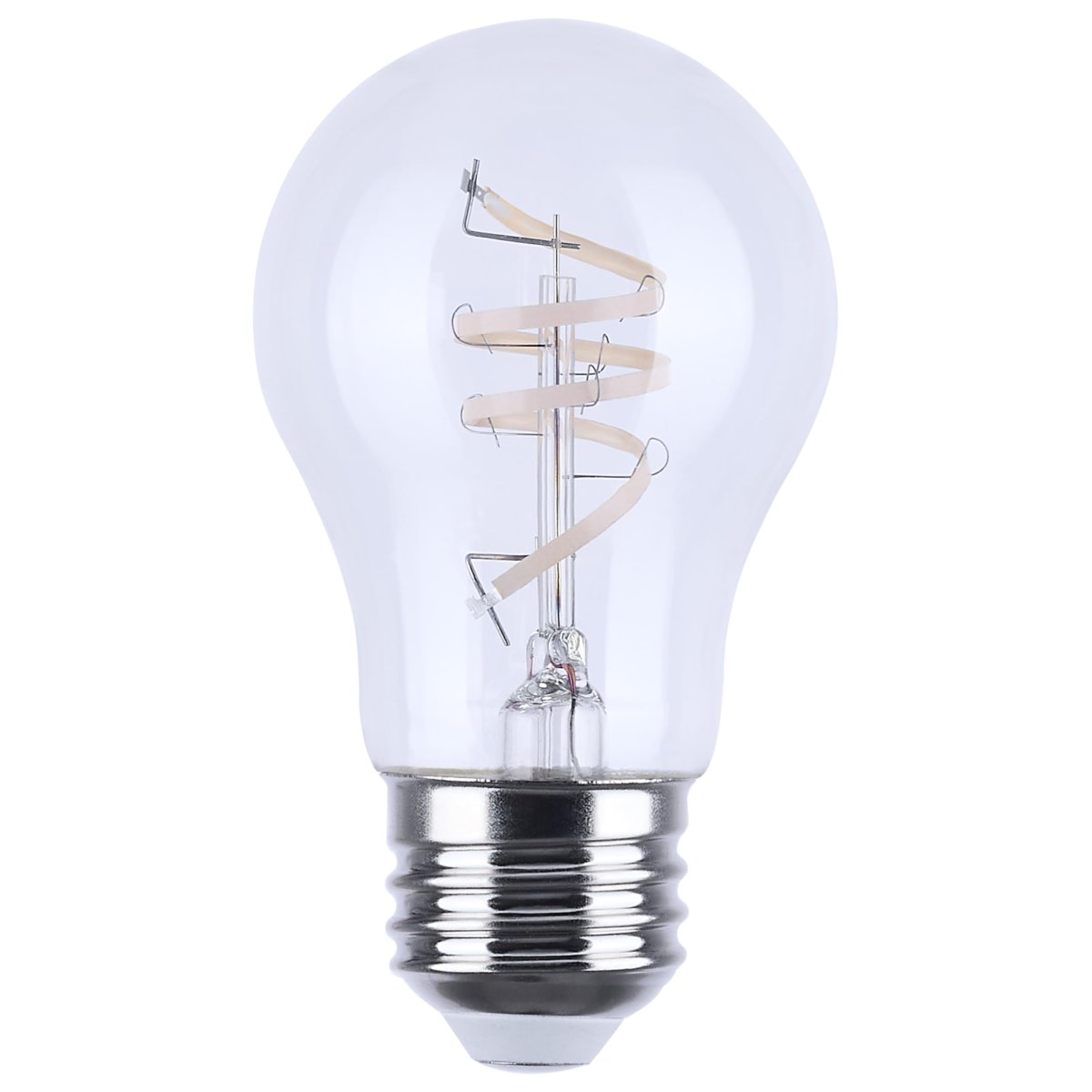 Satco 4 Watt A15 Reminiscent Led Filament Light Bulb 3000k Soft White 350 Lumens 90 Cri Clear Finish Medium E26 Base 360 Degree