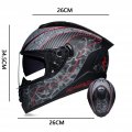 Unisex Full Face Motorcycle Helmet Outdoor Dirt Bikes Dot Approved Motorbike Moped Street Cruiser Racing Crash Scooter Helmet