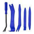 Trim Removal Tool For Auto 5 Pcs Car Pry Kit Clip Fastener Remover Set Panel Door Window Plastic Installer Vehicle Dashboard 
