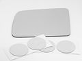 Fits 2010 Transit Connect Left Driver Side Mirror Glass Lens With Adhesive Clear Flat Replacement Part Number 4337 