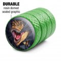 T-rex Dinosaur Ripping Valve Stem Caps For Tire Rim Wheel Aluminum Green