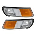 Corner Lights For Mercury Grand Marquis 1998 1999 2000 2001 2002 Driver And Passenger Side Set Of 2 Lens Housing Xw3z15a201ab 