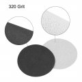 Uxcell 3 Inch Wet Dry Sanding Discs 320 Grit Hook And Loop Sandpaper Electrostatic Sand Planting Silicon Carbide 30pcs