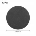 Uxcell 3 Inch Wet Dry Sanding Discs 320 Grit Hook And Loop Sandpaper Electrostatic Sand Planting Silicon Carbide 30pcs