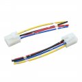Uxcell 2pcs 4 Terminals Wiring Harness Relay Socket Connector Dc 12v Universal For Car Vehicle