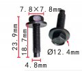 Autobahn88 Hex Head Sems Screw M5 Compatible With Chrysler Oem Pack Of 10