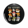 1080 Graphics Mushroom Ghost Boo Shroom Halloween Cute Key Chain Double Sided Stainless Steel Keychain 