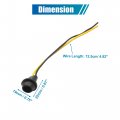 Uxcell 20pcs T10 W5w Led Lamp Car Wedge Light Bulb Socket Holder Extension Connector Adapter Replacement Black Rubber
