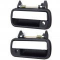 Door Handles Chrome Exterior Front Driver Passenger Side Replacement Fit 1989-1995 4runner Outside 2pcs 