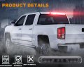 Rear Led Third Brake Light For 1999-2006 Chevy Silverado Gmc Sierra 1500 2500 3500 3rd Cargo Tail Stop Lamps Chrome Housing