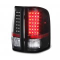 2007-2013 Chevy Silverado 1500 2500hd 3500hd Pickup Truck Black Bezel Led Tail Brake Light Housing Lamp Assembly Driver And 