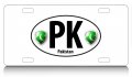 Pakistan Flag World Flags Country Nations Aluminum License Plate Auto Suv Truck Tag K6 