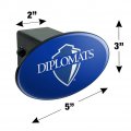 Franklin Marshall College Primary Logo Oval Tow Hitch Cover Trailer Plug Insert 2