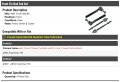 Front Inner And Outer Tie Rod End Set Of 4 Compatible With 2006-2010 Hummer H3
