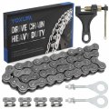 420 Chain 42 Links With Breaker For Coleman Ct200u Ct200u-ex Bt200x Baja Warrior Mb200 Trailmaster Massimo Predator 212cc 196cc