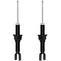 Rear Shock Absorber Set For 1996 To 2000 Honda Civic 2 Piece 341198 71292 Replacement Shocks Black Steel Finish 
