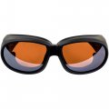 Global Vision Eyewear Outfitter Safety Glasses With Matte Black Frames And Anti-fog Driving Mirror Lenses