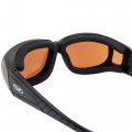 Global Vision Eyewear Outfitter Safety Glasses With Matte Black Frames And Anti-fog Driving Mirror Lenses
